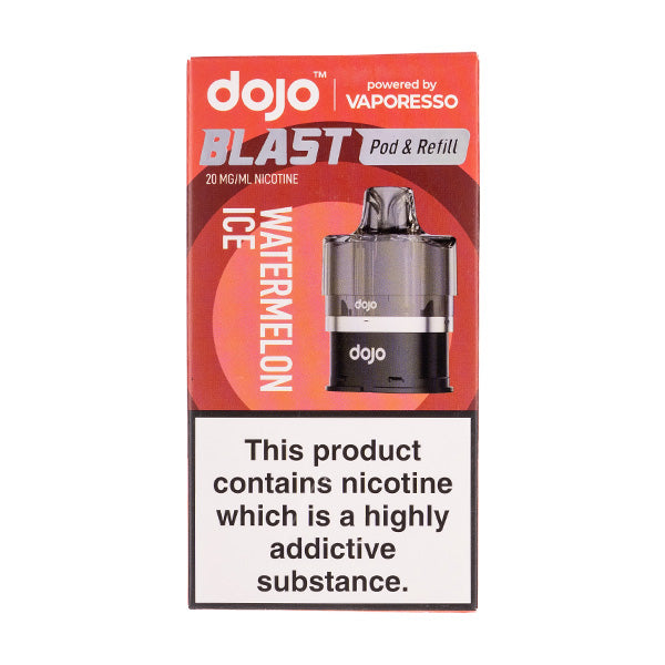 BUY 1 GET 1 FREE | Watermelon Ice Dojo Blast 6000 Prefilled Pod + Refill by VaporessoVAPE INDIA