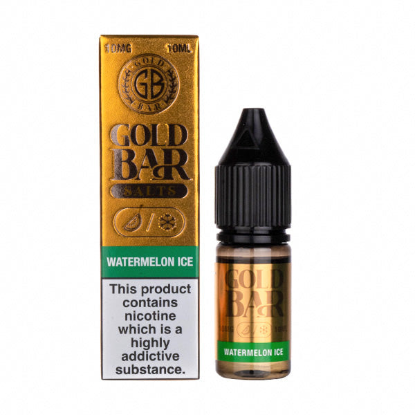 BUY 1 GET 1 FREE | Watermelon Ice Nic Salt E-Liquid by Gold BarVAPE INDIA