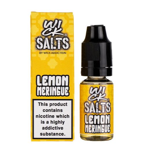 BUY 1 GET 1 FREE | Wick Salts Lemon Meringue Nic Salt E-Liquid by Wick AddictionVAPE INDIA