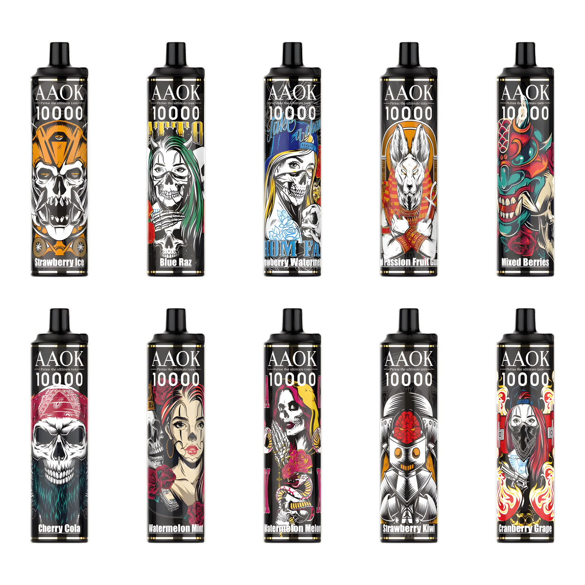 BUY 1 GET 1 FREE | AAOK 11000 Puffs Rechargeable Disposable India | THE HARBAL STORE