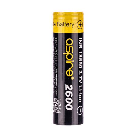 BUY 1 GET 1 FREE | 18650 2600mAh Battery by AspireVAPE INDIA - Vape India