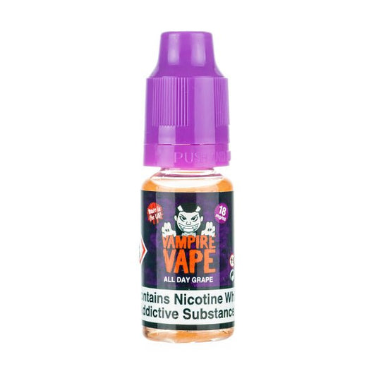 BUY 1 GET 1 FREE | All Day Grape E - Liquid by Vampire VapeVAPE INDIA - Vape India