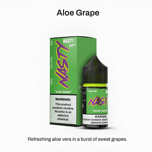 BUY 1 GET 1 FREE | Aloe Grape - NASTY LIQ | 30ML Vape Juice | 20MG, 35MG, 50MG | Vape India - Vape India