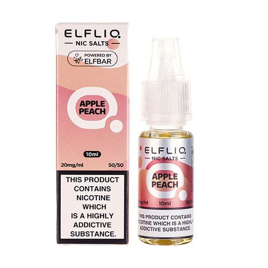 BUY 1 GET 1 FREE | Apple Peach Nic Salt E - Liquid by Elf Bar ELFLIQVAPE INDIA - Vape India