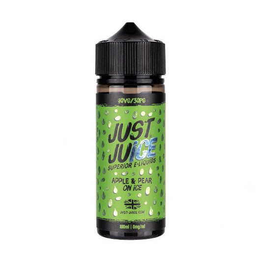 BUY 1 GET 1 FREE | Apple & Pear On Ice 100ml Shortfill E - Liquid by Just JuiceVAPE INDIA - Vape India