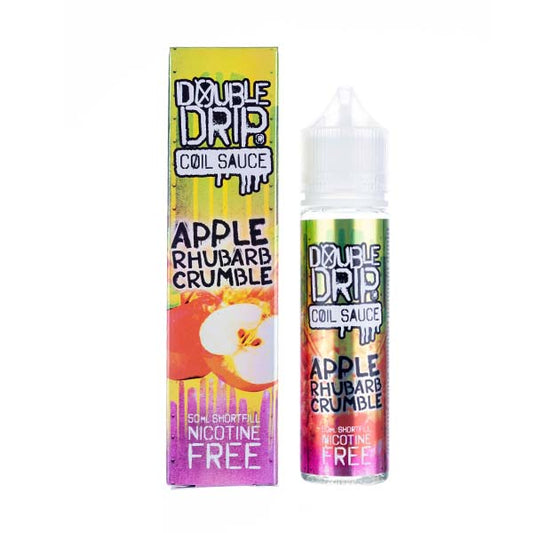 BUY 1 GET 1 FREE | Apple Rhubarb Crumble 50ml Shortfill E - Liquid by Double DripVAPE INDIA - Vape India