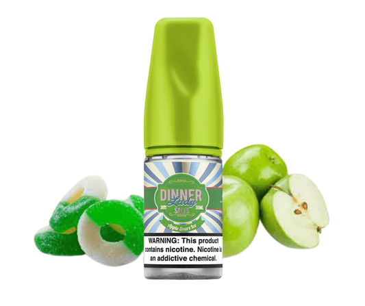 BUY 1 GET 1 FREE | Apple Sours Ice - Dinner Lady Salts | 30ML Vape Juice | 30MG, 50MG | Vape India - Vape India