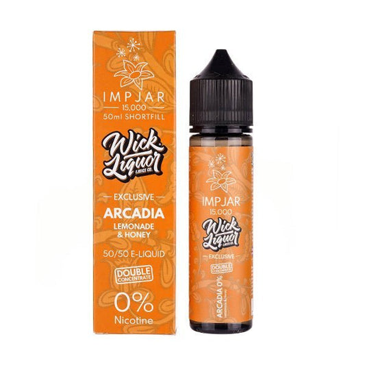 BUY 1 GET 1 FREE | Arcadia 50ml (50/50) Shortfill by Imp Jar & Wick LiquorVAPE INDIA - Vape India