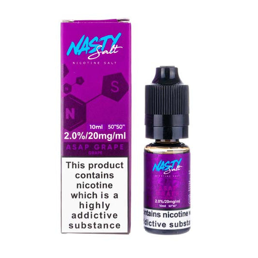 BUY 1 GET 1 FREE | ASAP Grape E - Liquid Nic Salt by Nasty JuiceVAPE INDIA - Vape India