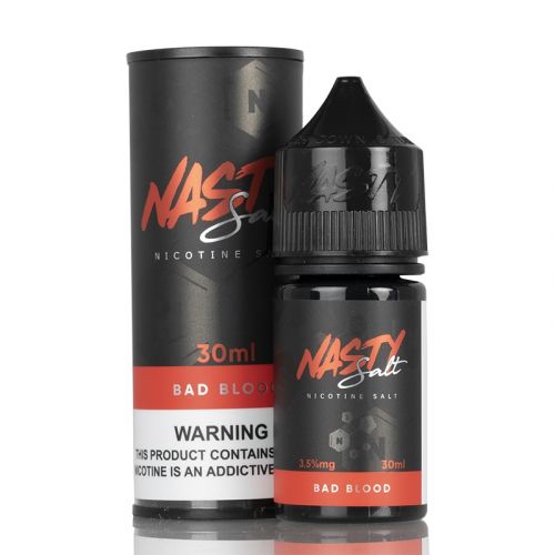BUY 1 GET 1 FREE | Bad Blood - Nasty Salt | 30Ml Vape Juice | 35MG, 50MG | Vape India - Vape India