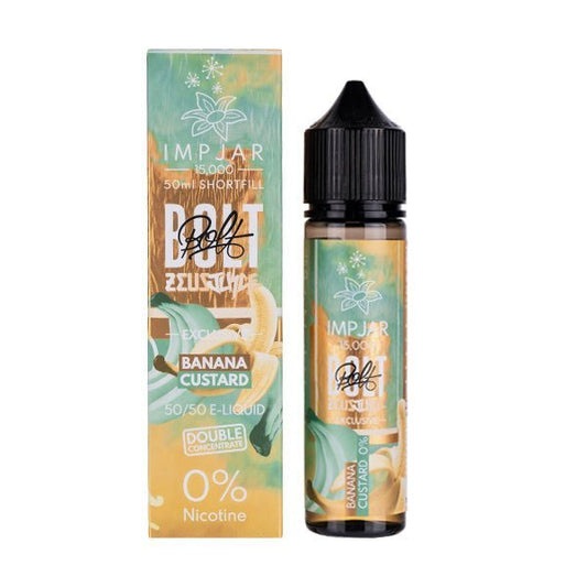 BUY 1 GET 1 FREE | Banana Custard 50ml (50/50) Shortfill by Imp Jar & Zeus BoltVAPE INDIA - Vape India