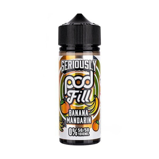 BUY 1 GET 1 FREE | Banana Mandarin 100ml (50/50) Shortfill by Seriously Pod FillVAPE INDIA - Vape India