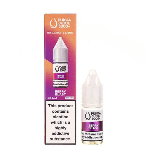 BUY 1 GET 1 FREE | Berry Blast Nic Salt E - Liquid by Pukka Juice 5000+VAPE INDIA - Vape India