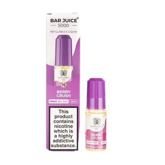 BUY 1 GET 1 FREE | Berry Crush Nic Salt E - Liquid by Bar Juice 5000VAPE INDIA - Vape India