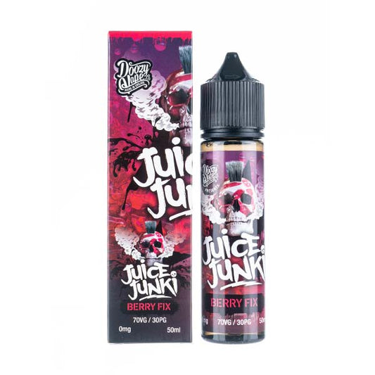 BUY 1 GET 1 FREE | Berry Fix 50ml Shortfill E - Liquid by Juice JunkiVAPE INDIA - Vape India
