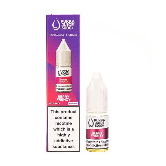 BUY 1 GET 1 FREE | Berry Frenzy Nic Salt E - Liquid by Pukka Juice 5000+VAPE INDIA - Vape India