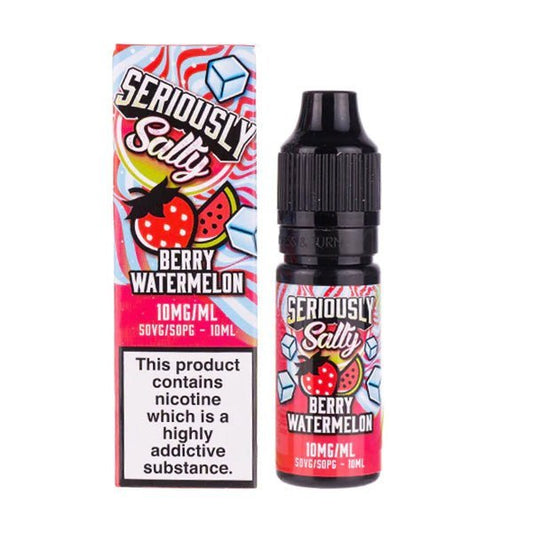 BUY 1 GET 1 FREE | Berry Watermelon Nic Salt E - Liquid by Seriously SaltyVAPE INDIA - Vape India