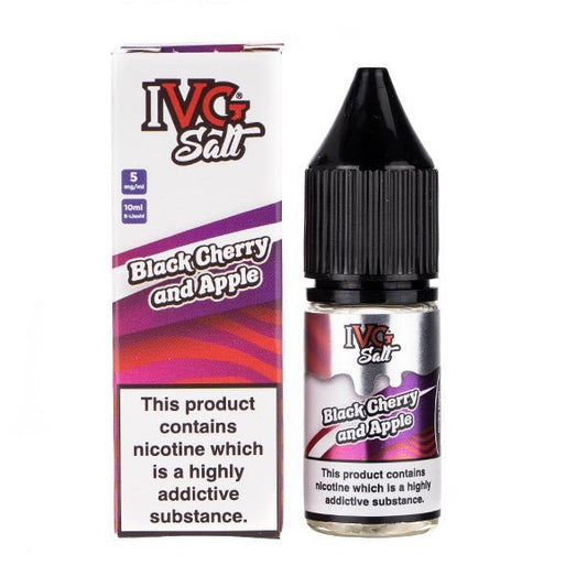 BUY 1 GET 1 FREE | Black Cherry & Apple Nic Salt E - Liquid by IVGVAPE INDIA - Vape India
