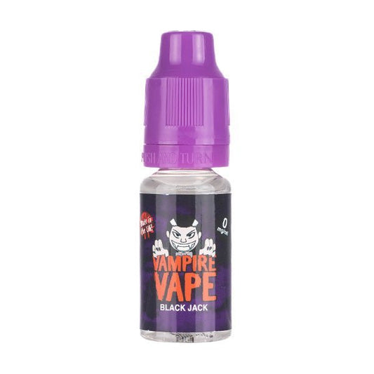BUY 1 GET 1 FREE | Black Jack E - Liquid by Vampire Vape (Nicotine Free)VAPE INDIA - Vape India