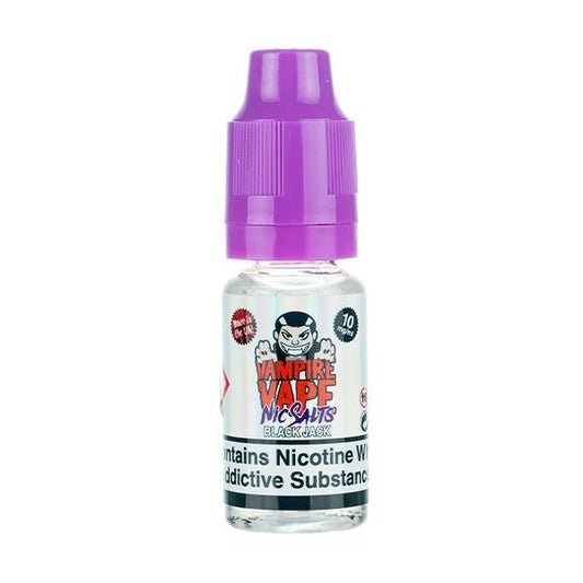 BUY 1 GET 1 FREE | Black Jack Nic Salt E - Liquid by Vampire VapeVAPE INDIA - Vape India