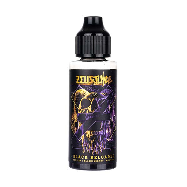 BUY 1 GET 1 FREE | Black Reloaded 100ml Shortfill E - Liquid by Zeus JuiceVAPE INDIA - Vape India