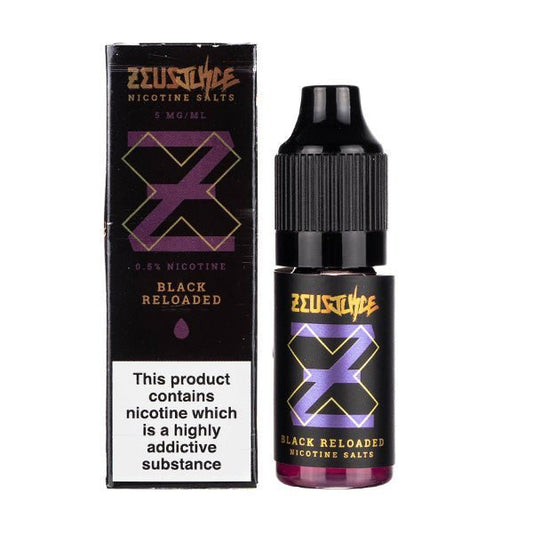 BUY 1 GET 1 FREE | Black Reloaded Nic Salt E - Liquid by Zeus JuiceVAPE INDIA - Vape India