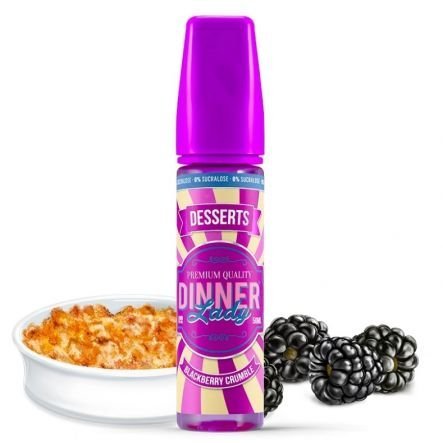 BUY 1 GET 1 FREE | Blackberry Crumble - Dinner Lady | 60ML Vape Juice | 3MG, 6MG | Vape India - Vape India