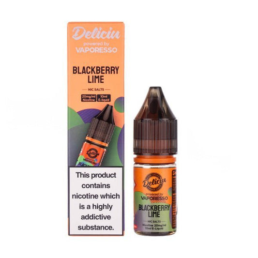 BUY 1 GET 1 FREE | Blackberry Lime Nic Salt E - Liquid by Vaporesso Deliciu V2VAPE INDIA - Vape India