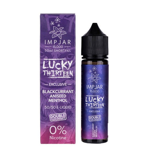 BUY 1 GET 1 FREE | Blackcurrant Aniseed Menthol 50ml (50/50) Shortfill by Imp Jar & Lucky ThirteenVAPE INDIA - Vape India