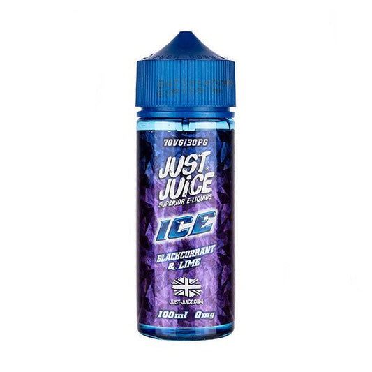 BUY 1 GET 1 FREE | Blackcurrant Lime 100ml Shortfill E - Liquid by Just Juice IceVAPE INDIA - Vape India