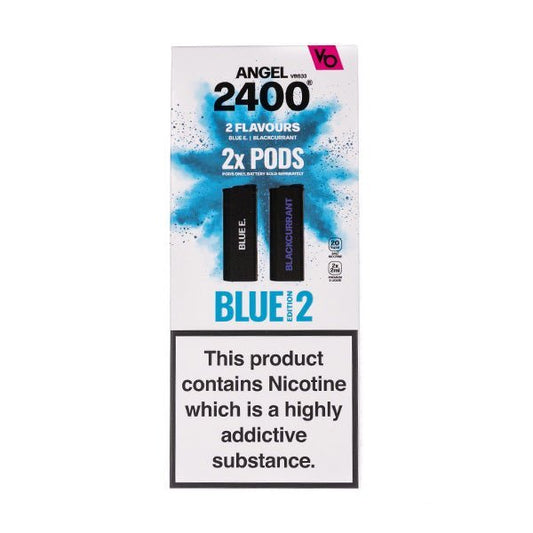 BUY 1 GET 1 FREE | Blue Edition 2 Vapes Bar Angel 2400 Prefilled PodsVAPE INDIA - Vape India