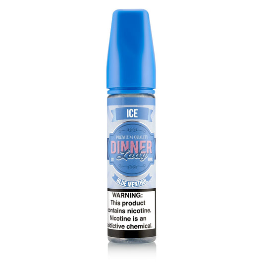 BUY 1 GET 1 FREE | Blue Menthol - Dinner Lady | 60ML Vape Juice | 3MG, 6MG | Vape India - Vape India