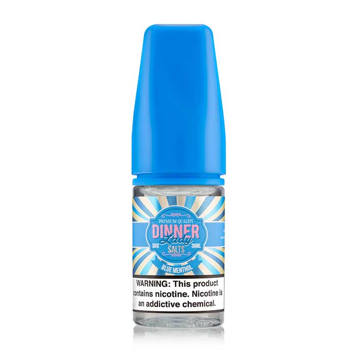 BUY 1 GET 1 FREE | Blue Menthol - Dinner Lady Salts | 30ML Vape Juice | 30MG, 50MG | Vape India - Vape India