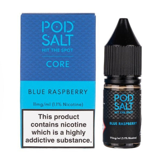 BUY 1 GET 1 FREE | Blue Raspberry Nic Salt E - Liquid by Pod Salt CoreVAPE INDIA - Vape India