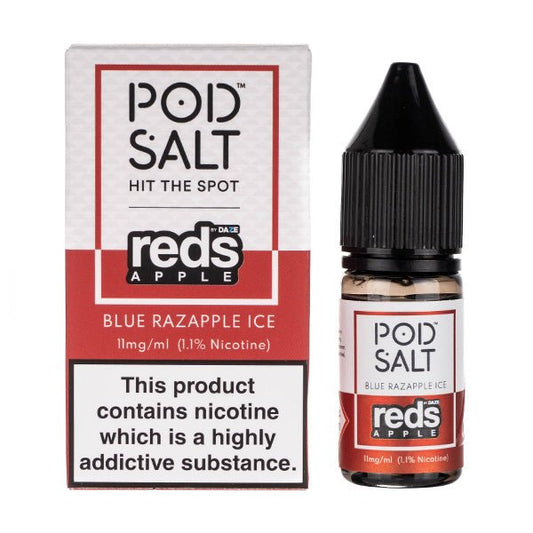 BUY 1 GET 1 FREE | Blue Razapple Ice Nic Salt E - Liquid by Pod SaltVAPE INDIA - Vape India