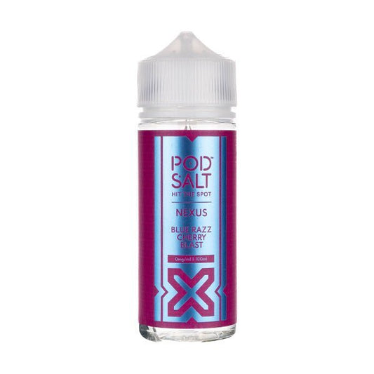BUY 1 GET 1 FREE | Blue Razz Cherry Blast 100ml Shortfill E - Liquid by Pod Salt NexusVAPE INDIA - Vape India