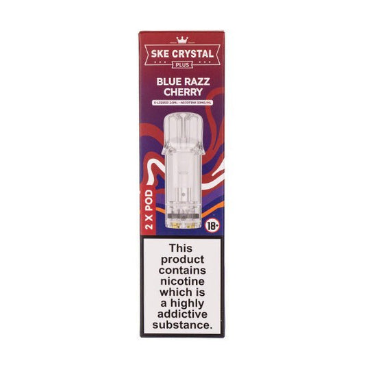 BUY 1 GET 1 FREE | Blue Razz Cherry Crystal Plus Prefilled Pods by SKEVAPE INDIA - Vape India