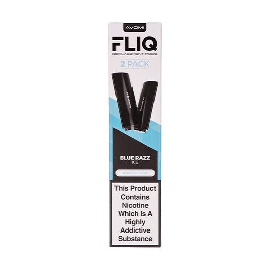 BUY 1 GET 1 FREE | Blue Razz Ice FLIQ Prefilled Pods by AvomiVAPE INDIA - Vape India
