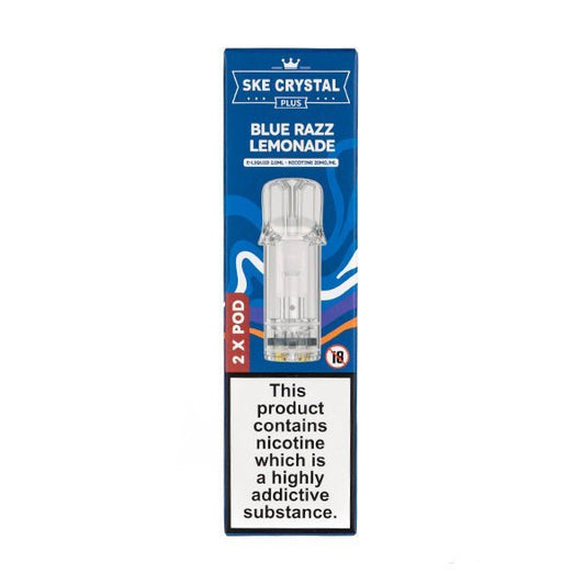 BUY 1 GET 1 FREE | Blue Razz Lemonade Crystal Plus Prefilled Pods by SKEVAPE INDIA - Vape India