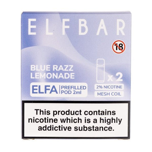 BUY 1 GET 1 FREE | Blue Razz Lemonade Elfa Prefilled Pods by Elf BarVAPE INDIA - Vape India