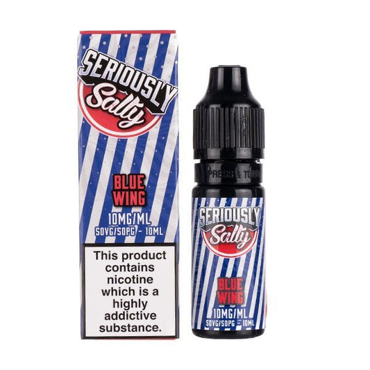 BUY 1 GET 1 FREE | Blue Wing Nic Salt E - Liquid by Seriously SodaVAPE INDIA - Vape India