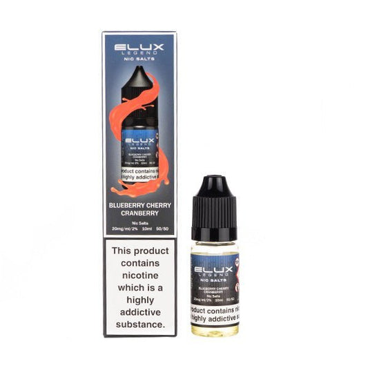 BUY 1 GET 1 FREE | Blueberry Cherry Cranberry Nic Salt E - Liquid by Elux LegendVAPE INDIA - Vape India