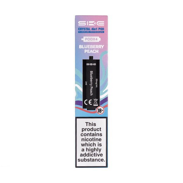 BUY 1 GET 1 FREE | Blueberry Peach Crystal 4 in 1 Prefilled Pods by SKEVAPE INDIA - Vape India