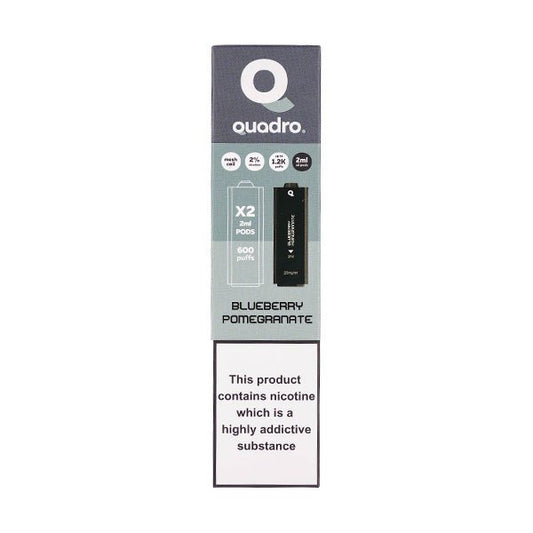 BUY 1 GET 1 FREE | Blueberry Pomegranate 4 in 1 Prefilled Pods by QuadroVAPE INDIA - Vape India
