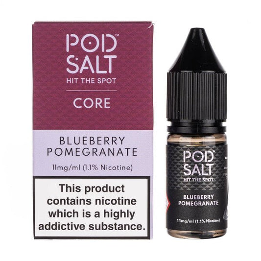BUY 1 GET 1 FREE | Blueberry Pomegranate Nic Salt E - Liquid by Pod Salt CoreVAPE INDIA - Vape India