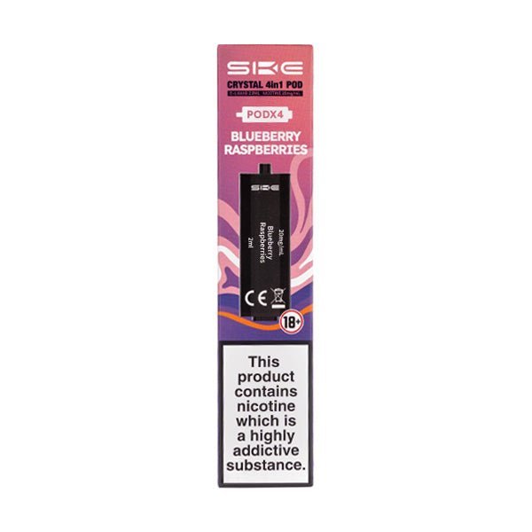 BUY 1 GET 1 FREE | Blueberry Raspberries Crystal 4 in 1 Prefilled Pods by SKEVAPE INDIA - Vape India