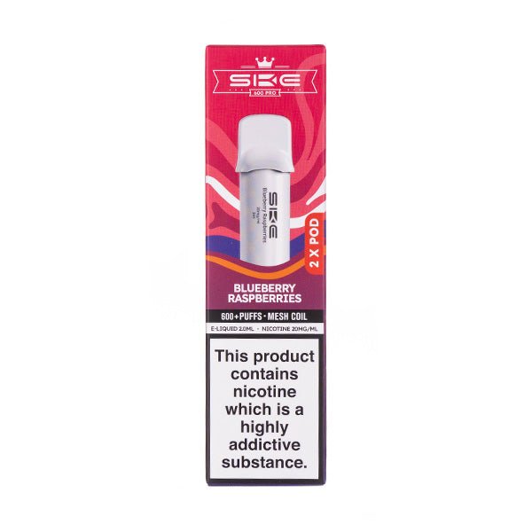 BUY 1 GET 1 FREE | Blueberry Raspberries Crystal 600 Pro Prefilled Pods by SKEVAPE INDIA - Vape India