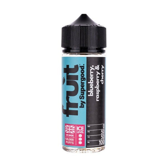 BUY 1 GET 1 FREE | Blueberry, Raspberry & Cherry (50/50) 100ml Shortfill E - Liquid by SupergoodVAPE INDIA - Vape India