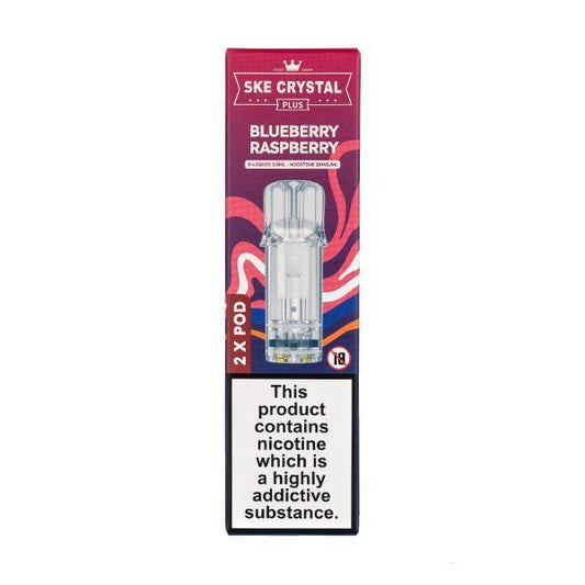 BUY 1 GET 1 FREE | Blueberry Raspberry Crystal Plus Prefilled Pods by SKEVAPE INDIA - Vape India