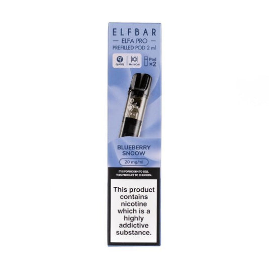 BUY 1 GET 1 FREE | Blueberry Snoow Elfa Pro Prefilled Pods by Elf BarVAPE INDIA - Vape India